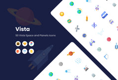 Vista Space and Planets Icons