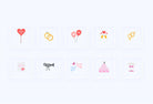 Wedding Icons Pack 02