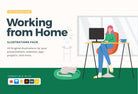 20 Work from Home Vector Illustrations - SVG, PNG, PPTX